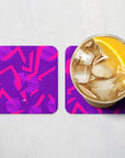 Coaster with the América de Cali 2026 Goalkeeper football shirt design by RIPA Football