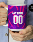 Mug with the América de Cali 2026 Goalkeeper football shirt design by RIPA Football