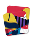 Coaster with the Arsenal 2014 Commemorative football shirt design by RIPA Football