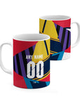Mug with the Arsenal 2014 Commemorative football shirt design by RIPA Football