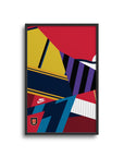 Print with the Arsenal 2014 Commemorative football shirt design by RIPA Football