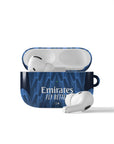 AirPods case with the Arsenal 2025-26 Away football shirt design by RIPA Football