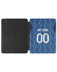 iPad case with the Arsenal 2025-26 Away football shirt design by RIPA Football