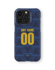 Phone case with the Arsenal 2026-27 Away football shirt design by RIPA Football