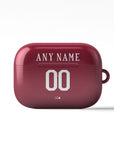 AirPods case with the Roma 2016-17 Home football shirt design by RIPA Football