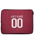 Laptop sleeve with the Roma 2016-17 Home football shirt design by RIPA Football