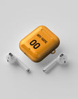 AirPods case with the Roma 2025-26 Away football shirt design by RIPA Football