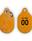 AirTag holder with the Roma 2025-26 Away football shirt design by RIPA Football