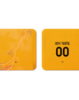 Coaster with the Roma 2025-26 Away football shirt design by RIPA Football