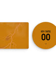 Mouse pad with the Roma 2025-26 Away football shirt design by RIPA Football