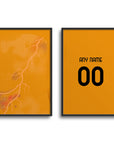 Print with the Roma 2025-26 Away football shirt design by RIPA Football