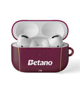 AirPods case with the Aston Villa 2025-26 Home football shirt design by RIPA Football