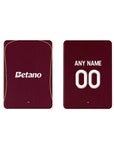 iPad case with the Aston Villa 2025-26 Home football shirt design by RIPA Football