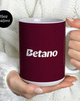 Mug with the Aston Villa 2025-26 Home football shirt design by RIPA Football