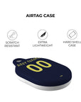 AirTag holder with the Atlético Madrid 2025-26 Prematch football shirt design by RIPA Football