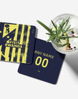 Coaster with the Atlético Madrid 2025-26 Prematch football shirt design by RIPA Football