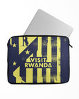 Laptop sleeve with the Atlético Madrid 2025-26 Prematch football shirt design by RIPA Football