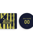 Mouse pad with the Atlético Madrid 2025-26 Prematch football shirt design by RIPA Football