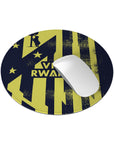 Mouse pad with the Atlético Madrid 2025-26 Prematch football shirt design by RIPA Football