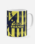 Mug with the Atlético Madrid 2025-26 Prematch football shirt design by RIPA Football