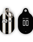 AirTag holder with the Atlético Mineiro 2026 Home football shirt design by RIPA Football