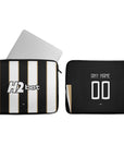 Laptop sleeve with the Atlético Mineiro 2026 Home football shirt design by RIPA Football