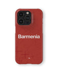 Phone case with the Bayer 04 Leverkusen 2024-25 Home football shirt design by RIPA Football