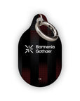 AirTag holder with the Bayer 04 Leverkusen 2025-26 Home football shirt design by RIPA Football