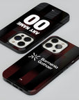 Phone case with the Bayer 04 Leverkusen 2025-26 Home football shirt design by RIPA Football
