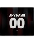Mouse pad with the Bayer 04 Leverkusen 2025-26 Home football shirt design by RIPA Football