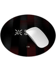 Mouse pad with the Bayer 04 Leverkusen 2025-26 Home football shirt design by RIPA Football