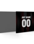 Mouse pad with the Bayer 04 Leverkusen 2025-26 Home football shirt design by RIPA Football