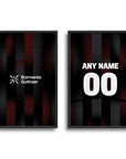 Print with the Bayer 04 Leverkusen 2025-26 Home football shirt design by RIPA Football