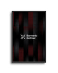 Print with the Bayer 04 Leverkusen 2025-26 Home football shirt design by RIPA Football