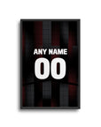 Print with the Bayer 04 Leverkusen 2025-26 Home football shirt design by RIPA Football