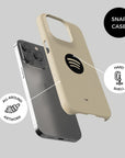 Phone case with the Barcelona 2025-26 Away football shirt design by RIPA Football