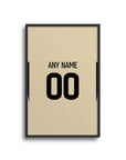 Print with the Barcelona 2025-26 Away football shirt design by RIPA Football