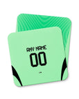 Coaster with the Bayern Munich 2025-26 Goalkeeper football shirt design by RIPA Football