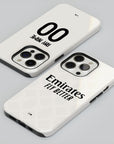 Phone case with the Benfica 2025-26 Away football shirt design by RIPA Football