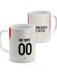 Mug with the Benfica 2025-26 Away football shirt design by RIPA Football