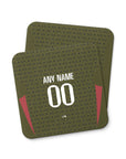 Coaster with the Besiktas 2024-25 Fourth football shirt design by RIPA Football