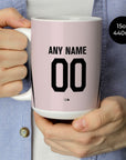 Mug with the Boca Juniors 2026 Goalkeeper football shirt design by RIPA Football