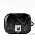 AirPods case with the Borussia Dortmund 2023-24 Away football shirt design by RIPA Football