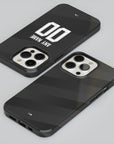 Phone case with the Borussia Dortmund 2024-25 Away football shirt design by RIPA Football