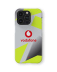 Phone case with the Borussia Dortmund 2025-26 Away football shirt design by RIPA Football