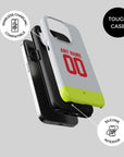Phone case with the Borussia Dortmund 2025-26 Away football shirt design by RIPA Football