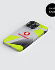 Phone case with the Borussia Dortmund 2025-26 Away football shirt design by RIPA Football