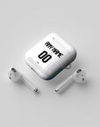 AirPods case with the Brighton 2025-26 Home football shirt design by RIPA Football