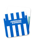 Coaster with the Brighton 2025-26 Home football shirt design by RIPA Football
