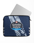 Laptop sleeve with the Celta Vigo 2025-26 Away football shirt design by RIPA Football